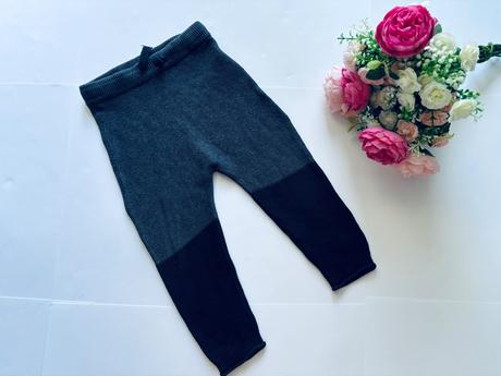 Kojenecké úpletové kalhoty - v.80, h&m,80