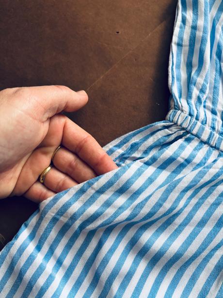 Ob/ overal s proužky- v.152, h&m,152