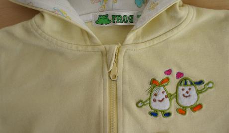 Set 2x mikina s kapucí na zip. vel.80-86, frog,80