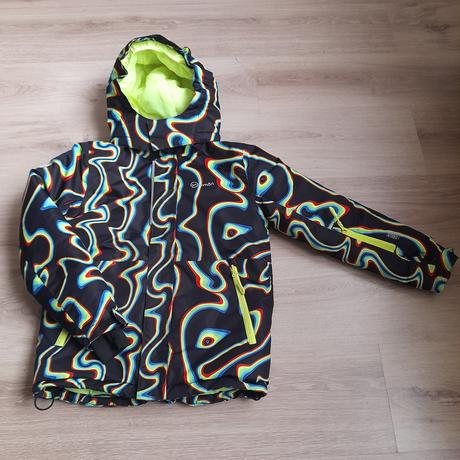 Dětská lyžařská zimní bunda, lemon/coccodrillo,134, coccodrillo,134