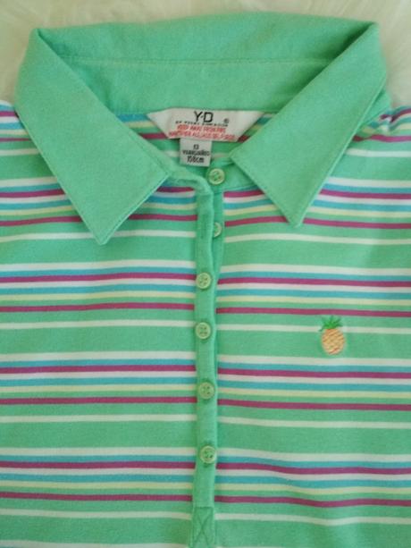 Dívčí tričko s límečkem zn. yd, 158