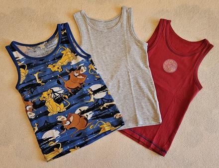 3x chlapecký nátělník, vel.110, 110