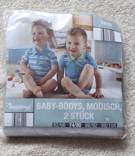 Dětské body impidimpi 2 ks, vel. 74/80 nové, impidimpi,74