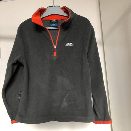 Šedá flísová mikina, 104