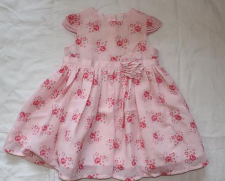 Bf247. růžičkové šifónové šaty 3-6 měs., george,68