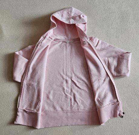 Dívčí mikina, mikinka, růžová, vel.134/140, h&m, h&m,134