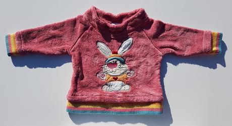 D32 dívčí teplá sametová mikina vel. 86, next,86