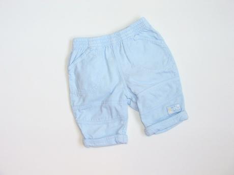 H847 bledě modré manšestráky vel. 50 / 56, george,56