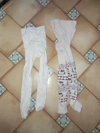 2x punčochy - 3/4 a 4/5 let, 104