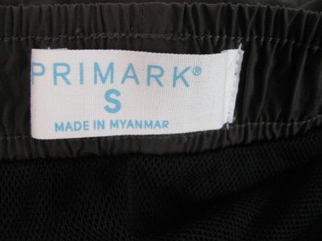 Tmavě šedé koupací šortky, primark,s