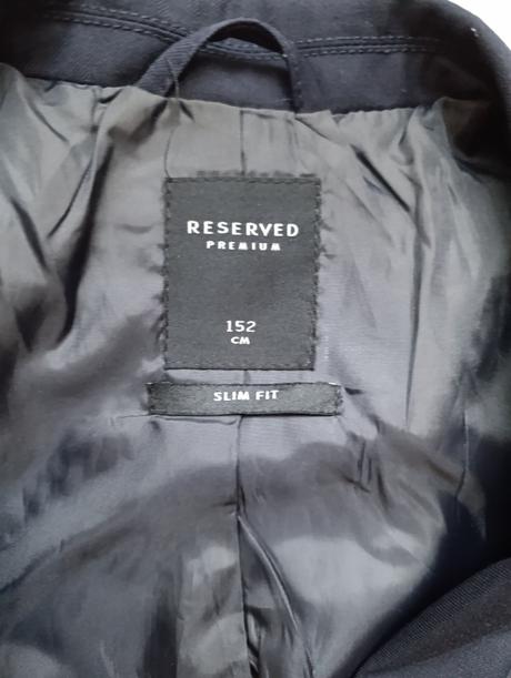 Tmavě modré sako reserved vel. 152, reserved,152