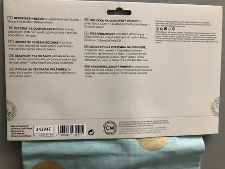 Nové dekorativní povlak polštářek mint tečky zlatá, šířka (cm): 50,délka (cm): 50