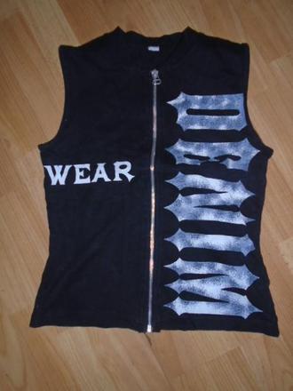 Tričko zip vel s /36, denim,s