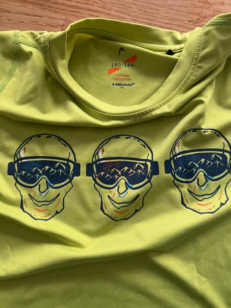 Funkční triko & tričko head vel. 140/146, 128