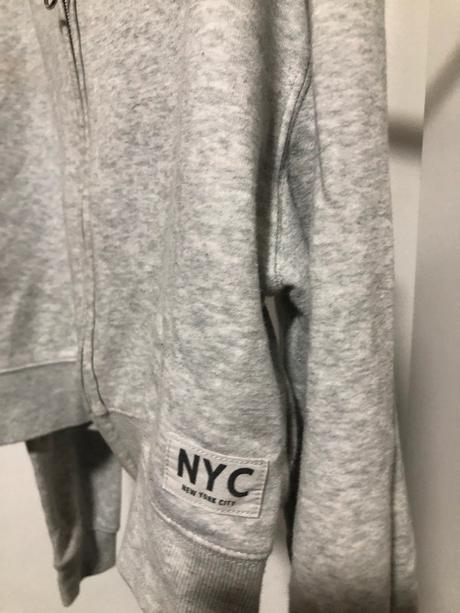 Šedá crop top mikina, 134