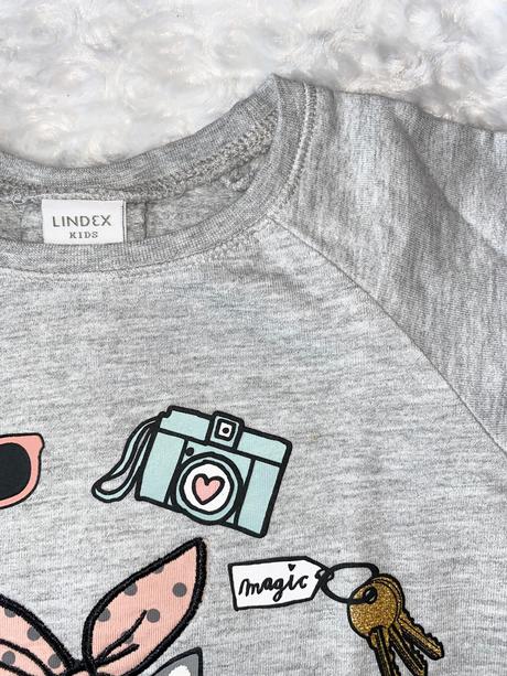 Šedé teplákové šaty lindex, lindex,92