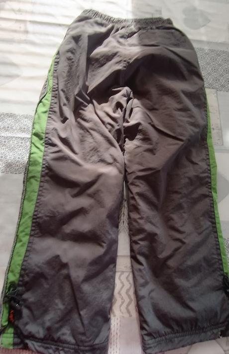 Zateplené šusťákové kalhoty vel. 122, kugo,122