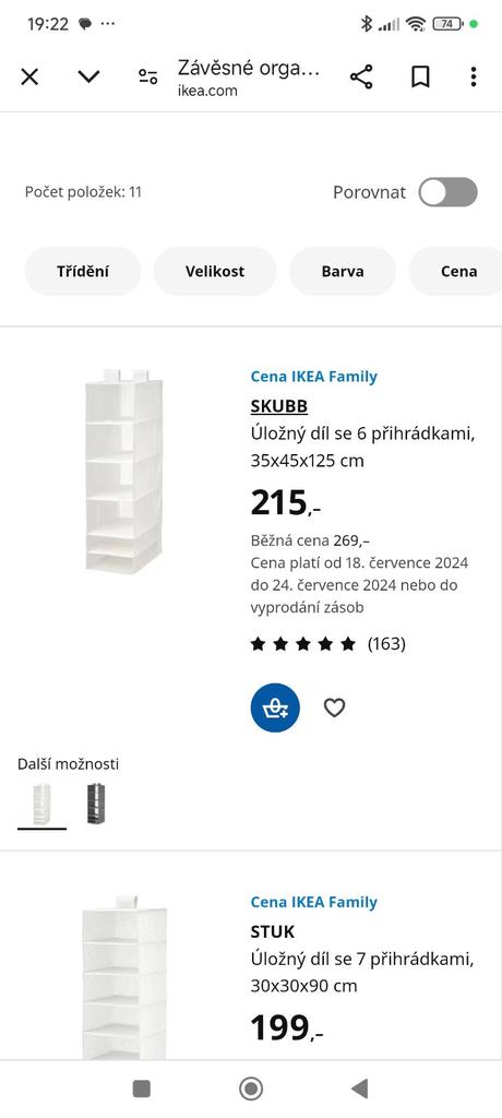 Úložný box ikea, 