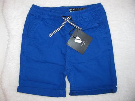 Modré plátěné kraťasy, 110