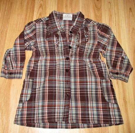 Plátěné šaty, topolino,92