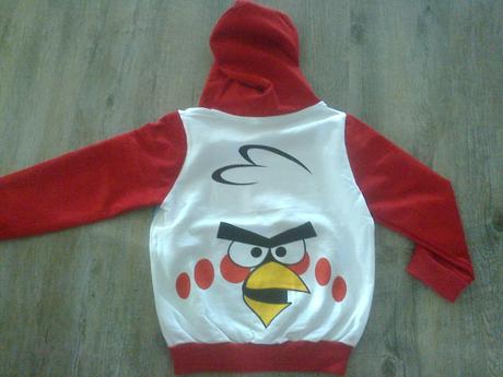 Mikina s kapucí angry birds, 110