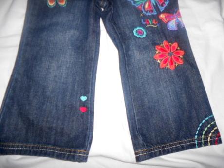 Luxusní vyšívané kalhoty s páskem, 92