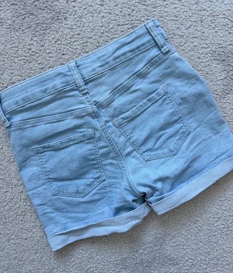Džínové kraťasy hm, vel. 134, h&m,134