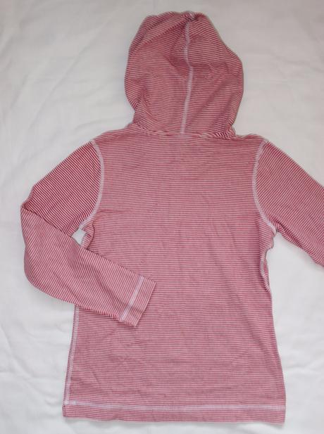Ak134. pruhované tričko s kapucí 10-12 let, 146