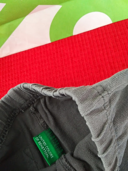 Benetton tepláky 12-18m, 100 bavlna, benetton,86