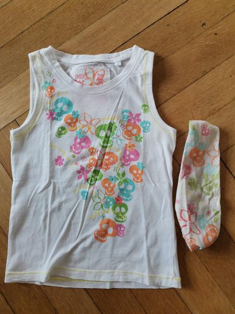 Tílko a čelenka vel. 104 / 110, next,104