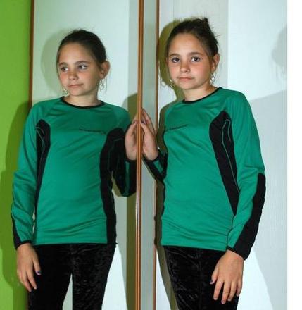 Sportovní triko s dlouhými polstrovanými rukávy, 152