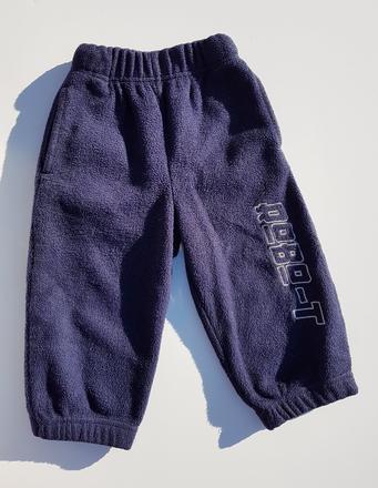 D115 chlapecké teplé fleecové kalhoty robot vel.86, 86