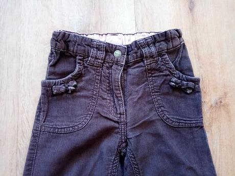 2 x manžestrové kalhoty, vel 110/116, caa, ga, c&a,110