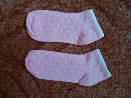 Bílé růžové šedé kotníkové ponožky 9 párů - 27-30, 27