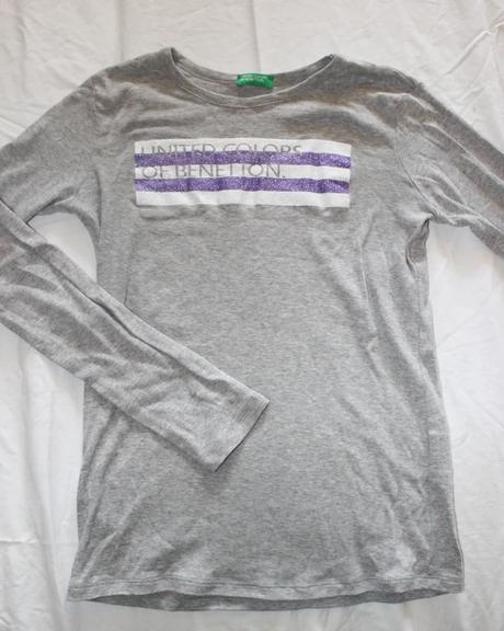 Vb186. tričko dívčí 11 let, benetton,146