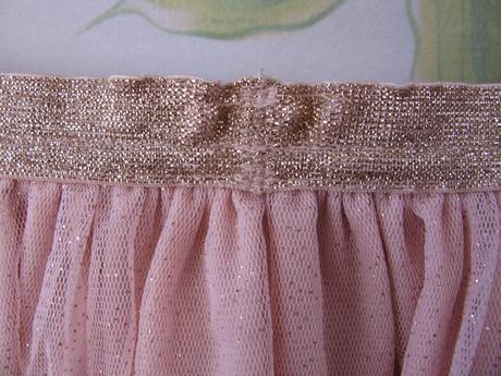 Růžová tylová sukně s třpytkou frozen, disney,122
