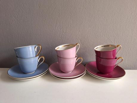 Porcelánové šálky sada, 