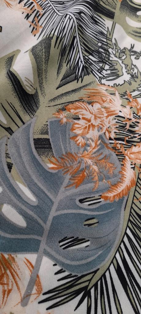 Shein tropický plážový set top s maxi sukní, l