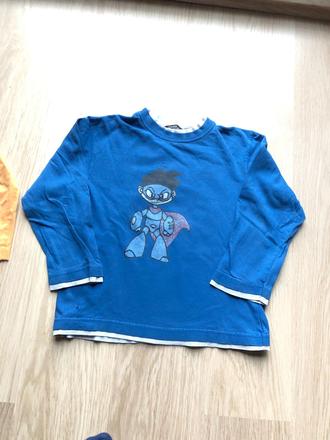 Modré tričko 42,5 cm, 116