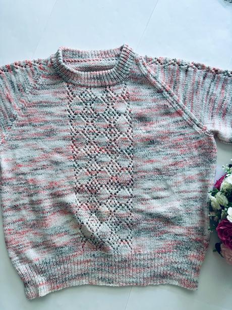 Cb/ svetr melírovaný  cca 12-14 let, 152