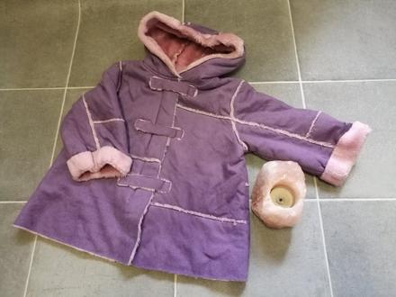 Dívčí zimní kabátek 9-12 měsíců, 86