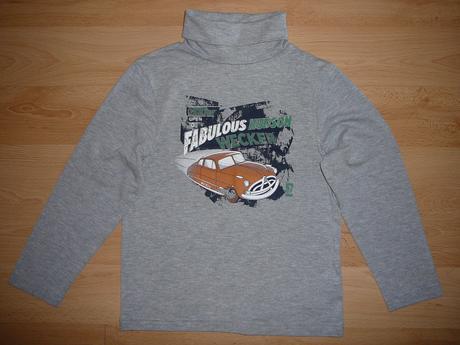 Nenošené tričko s roláčkem, 116