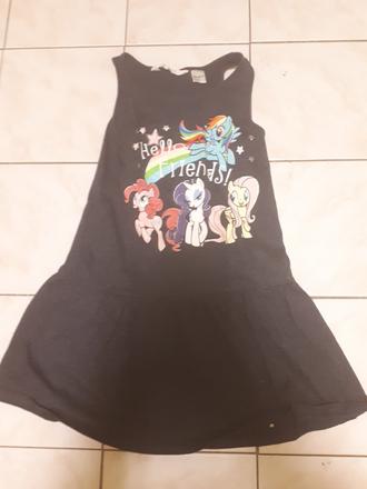 Šaty s poníky, h&m,110