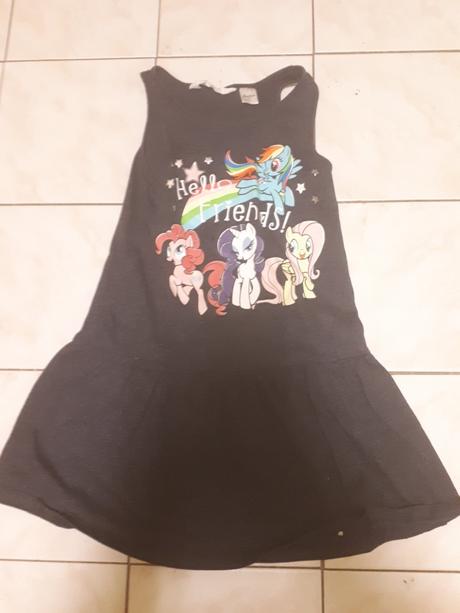Šaty s poníky, h&m,110