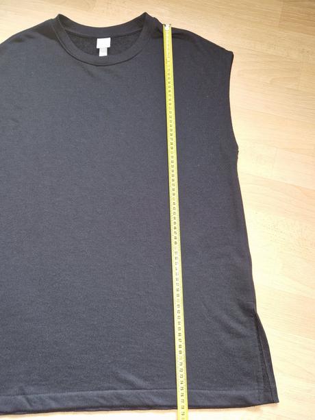 Tričko mikina černá hm basic, h&m,s