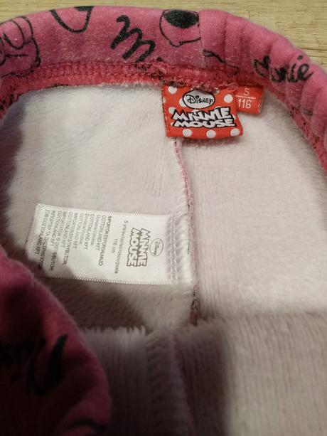 Zateplené legíny minnie vel. 104/110, 104