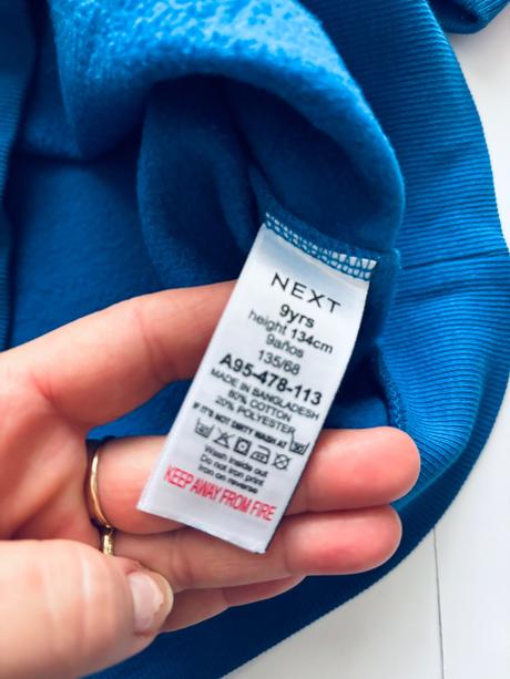 Mikina vánoční se santou - v.9 let zn. next, 134