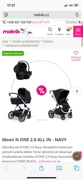 Kočárky Moon nebo Cybex. Máte zkušenost?