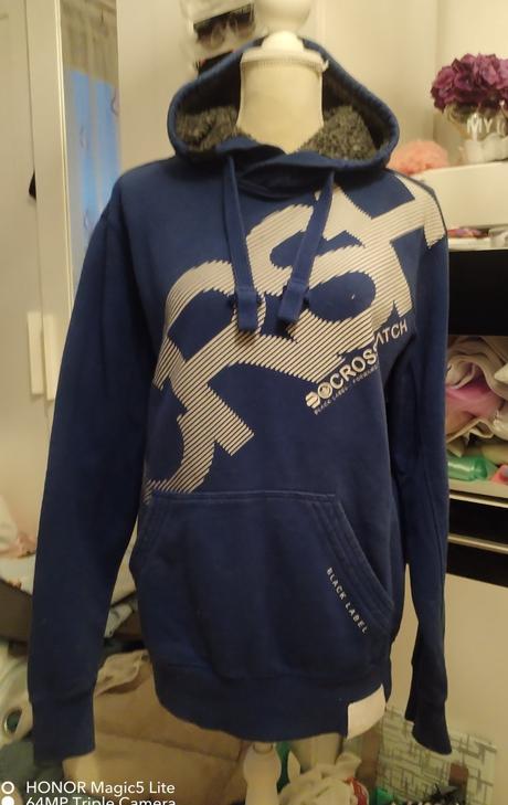 Teplá mikina crosshatch vel.m-l, l