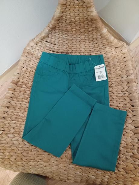 Trávově zelené džegíny kappahl 104/110, kappahl,104 / 110